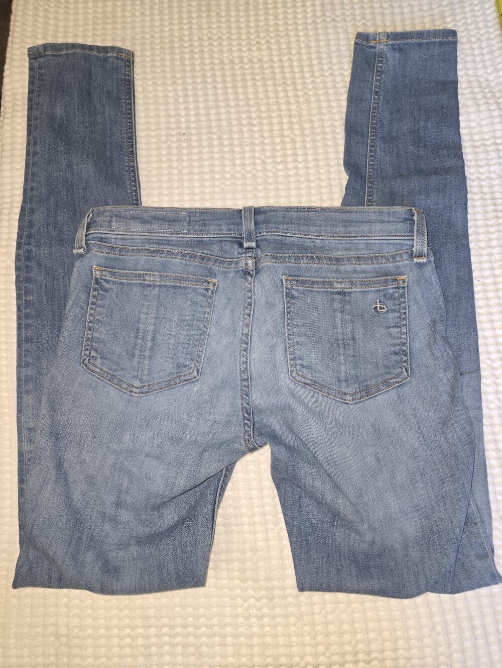 rag & bone Women's Light Blue Skinny Jeans